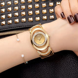 Luxury Women Watch  Gold Fashion Design