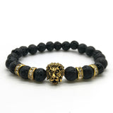 Antique Gold Lion Head unisex Bracelet