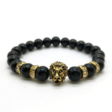 Antique Gold Lion Head unisex Bracelet