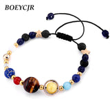 Universe Planets Beads Bangle