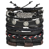 Multilayer Leather Bracele