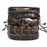 Multilayer Leather Bracele