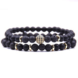 HYHONEY 2pc/sets Natural stone Bracelet