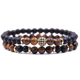 HYHONEY 2pc/sets Natural stone Bracelet