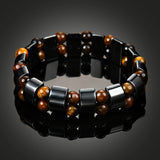 Tiger Eyes Stone Beads Magnet Bangles