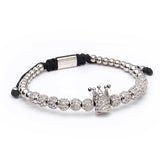 3pcs/set Unisex Bracelet jewelry crown charms