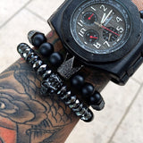 Mcllroy 2pcs/set Men Bracelet Crown Bracelets